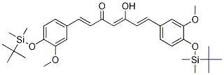 Di-(tert-butyl-dimethylsilyl) curcuminStructure,1134639-23-8Structure Di-(tert-butyl-dimethylsilyl) curcumin Structure,1134639-23-8Structure