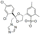 cis-[2-(2,4-二氯苯基)-2-(1H-1,2,4-三唑-1-基甲基)-1,3-二氧戊環(huán)-4-基]甲基對甲苯磺酸酯結(jié)構(gòu)式_113770-65-3結(jié)構(gòu)式