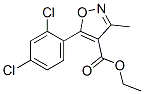 4-Isoxazolecarboxylicacid,5-(2,4-dichlorophenyl)-3-methyl-,ethylester(9ci)Structure,113841-87-5Structure 4-Isoxazolecarboxylicacid,5-(2,4-dichlorophenyl)-3-methyl-,ethylester(9ci) Structure,113841-87-5Structure