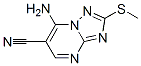 7-Amino-6-cyano-2-(methylthio)-1,2,4-triazolo(1,5-a)pyrimidineStructure,113967-64-9Structure 7-Amino-6-cyano-2-(methylthio)-1,2,4-triazolo(1,5-a)pyrimidine Structure,113967-64-9Structure