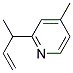 Pyridine, 4-methyl-2-(1-methyl-2-propenyl)-(9ci)Structure,113985-36-7Structure Pyridine, 4-methyl-2-(1-methyl-2-propenyl)-(9ci) Structure,113985-36-7Structure
