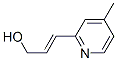 2-Propen-1-ol,3-(4-methyl-2-pyridinyl)-,(e)-(9ci) Structure,113985-53-8Structure