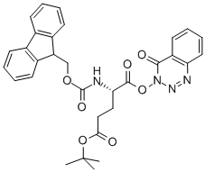 Fmoc-Glu(OBut)-ODhbt結(jié)構(gòu)式_114119-86-7結(jié)構(gòu)式