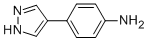 4-(1H-Pyrazol-4-yl)anilineStructure,114474-28-1Structure 4-(1H-Pyrazol-4-yl)aniline Structure,114474-28-1Structure