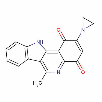 1H-indolo(3,2-c)quinoline-1,4(11h)-dione, 2-(1-aziridinyl)-6-methyl-Structure,114656-96-1Structure 1H-indolo(3,2-c)quinoline-1,4(11h)-dione, 2-(1-aziridinyl)-6-methyl- Structure,114656-96-1Structure