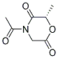 2,5-Morpholinedione, 4-acetyl-6-methyl-, (s)-(9ci)Structure,114712-07-1Structure 2,5-Morpholinedione, 4-acetyl-6-methyl-, (s)-(9ci) Structure,114712-07-1Structure