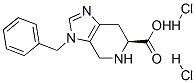 (S)-4,5,6,7-四氫-3-苯甲基-3H-咪唑并[4,5-c]吡啶-6-甲酸二鹽酸鹽結(jié)構(gòu)式_114788-05-5結(jié)構(gòu)式