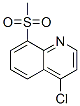 4-氯-8-(甲基磺酰基)-喹啉結(jié)構(gòu)式_114935-95-4結(jié)構(gòu)式