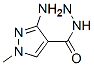 1H-pyrazole-4-carboxylicacid,3-amino-1-methyl-,hydrazide(9ci)Structure,114936-29-7Structure 1H-pyrazole-4-carboxylicacid,3-amino-1-methyl-,hydrazide(9ci) Structure,114936-29-7Structure