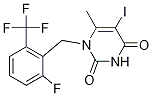 1-[2-Fluoro-6-(trifluoromethyl)benzyl]-5-iodo-6-methylpyrimidine-2,4(1h,3h)-dione Structure,1150560-54-5Structure