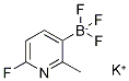 Potassium 6-fluoro-2-methylpyridine-3-trifluoroborateStructure,1150654-88-8Structure Potassium 6-fluoro-2-methylpyridine-3-trifluoroborate Structure,1150654-88-8Structure