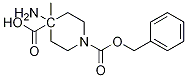 1-Benzyl 4-methyl 4-aminopiperidine-1,4-dicarboxylateStructure,115655-42-0Structure 1-Benzyl 4-methyl 4-aminopiperidine-1,4-dicarboxylate Structure,115655-42-0Structure