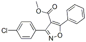 4-Isoxazolecarboxylicacid,3-(4-chlorophenyl)-5-phenyl-,methylester(9ci)Structure,115665-23-1Structure 4-Isoxazolecarboxylicacid,3-(4-chlorophenyl)-5-phenyl-,methylester(9ci) Structure,115665-23-1Structure