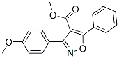 4-Isoxazolecarboxylicacid,3-(4-methoxyphenyl)-5-phenyl-,methylester(9ci)Structure,115665-24-2Structure 4-Isoxazolecarboxylicacid,3-(4-methoxyphenyl)-5-phenyl-,methylester(9ci) Structure,115665-24-2Structure