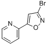 Pyridine, 2-(3-bromo-5-isoxazolyl)-Structure,1159976-80-3Structure Pyridine, 2-(3-bromo-5-isoxazolyl)- Structure,1159976-80-3Structure