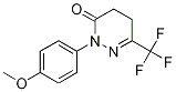 2-(4-Methoxyphenyl)-6-(trifluoromethyl)-4,5-dihydropyridazin-3(2h)-oneStructure,1161004-77-8Structure 2-(4-Methoxyphenyl)-6-(trifluoromethyl)-4,5-dihydropyridazin-3(2h)-one Structure,1161004-77-8Structure