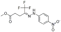 Methyl 5,5,5-trifluoro-4-(2-(4-nitrophenyl) hydrazono)pentanoateStructure,1161004-91-6Structure Methyl 5,5,5-trifluoro-4-(2-(4-nitrophenyl) hydrazono)pentanoate Structure,1161004-91-6Structure