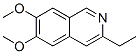Isoquinoline, 3-ethyl-6,7-dimethoxy-(9ci)Structure,116734-05-5Structure Isoquinoline, 3-ethyl-6,7-dimethoxy-(9ci) Structure,116734-05-5Structure