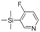 4-氟-3-三甲基甲硅烷基吡啶結(jié)構式_116922-61-3結(jié)構式