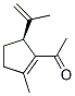 (s)-(9ci)-1-[2-甲基-5-(1-甲基乙烯)-1-環(huán)戊烯-1-基]-乙酮結(jié)構(gòu)式_117152-34-8結(jié)構(gòu)式