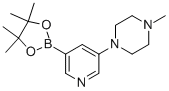 1-Methyl-4-(5-(4,4,5,5-tetramethyl-1,3,2-dioxaborolan-2-yl)pyridin-3-yl)piperazineStructure,1171892-37-7Structure 1-Methyl-4-(5-(4,4,5,5-tetramethyl-1,3,2-dioxaborolan-2-yl)pyridin-3-yl)piperazine Structure,1171892-37-7Structure