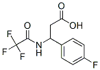 3-(4-氟苯基)-3-[(2,2,2-三氟乙?；?氨基]丙酸結(jié)構(gòu)式_117291-16-4結(jié)構(gòu)式