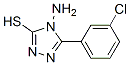 4-Amino-5-(3-chlorophenyl)-4H-1,2,4-triazole-3-thiolStructure,117320-66-8Structure 4-Amino-5-(3-chlorophenyl)-4H-1,2,4-triazole-3-thiol Structure,117320-66-8Structure