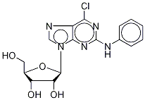2-Phenylamino-6-chloropurine-9-beta-D-ribosideStructure,117325-41-4Structure 2-Phenylamino-6-chloropurine-9-beta-D-riboside Structure,117325-41-4Structure