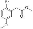 Benzeneacetic acid, 2-bromo-5-methoxy-, methyl esterStructure,117565-90-9Structure Benzeneacetic acid, 2-bromo-5-methoxy-, methyl ester Structure,117565-90-9Structure