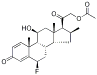氟可龍乙酸酯結構式_1176-82-5結構式