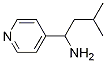 3-甲基-1-(4-吡啶)-1-丁胺結(jié)構(gòu)式_1178634-82-6結(jié)構(gòu)式