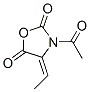 2,5-Oxazolidinedione, 3-acetyl-4-ethylidene-(9ci)Structure,118080-40-3Structure 2,5-Oxazolidinedione, 3-acetyl-4-ethylidene-(9ci) Structure,118080-40-3Structure