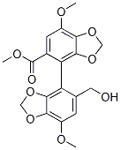 5-(羥基甲基)-7,7-二甲氧基-[4,4-bi苯并[d][1,3]二氧代]-5-羧酸甲酯結(jié)構(gòu)式_118159-48-1結(jié)構(gòu)式