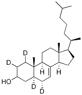 5A-cholest-7-en-3b-ol-1,2,5,6a-d4Structure,1182005-25-9Structure 5A-cholest-7-en-3b-ol-1,2,5,6a-d4 Structure,1182005-25-9Structure