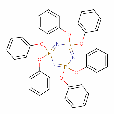 Hexaphenoxycyclotriphosphazene Structure,1184-10-7Structure