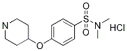 N,n-dimethyl-4-(piperidin-4-yloxy)benzenesulfonamide hydrochlorideStructure,1185317-97-8Structure N,n-dimethyl-4-(piperidin-4-yloxy)benzenesulfonamide hydrochloride Structure,1185317-97-8Structure
