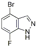 4-Bromo-7-fluoro-1h-indazoleStructure,1186334-63-3Structure 4-Bromo-7-fluoro-1h-indazole Structure,1186334-63-3Structure