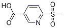 6-(甲基磺?；?-3-吡啶羧酸結(jié)構(gòu)式_1186663-34-2結(jié)構(gòu)式