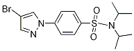 N,n-diisopropyl-4-(4-bromopyrazol-1-yl)benzenesulfonamideStructure,1187386-27-1Structure N,n-diisopropyl-4-(4-bromopyrazol-1-yl)benzenesulfonamide Structure,1187386-27-1Structure