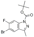 Tert-butyl 5-bromo-6-fluoro-3-methyl-1h-indazole-1-carboxylate Structure,1187927-88-3Structure