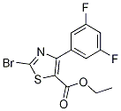 Ethyl2-bromo-4-(3,5-difluorophenyl)thiazole-5-carboxylateStructure,1188123-06-9Structure Ethyl2-bromo-4-(3,5-difluorophenyl)thiazole-5-carboxylate Structure,1188123-06-9Structure