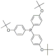 Tris(p-tert-butoxyphenyl)phosphineStructure,118854-31-2Structure Tris(p-tert-butoxyphenyl)phosphine Structure,118854-31-2Structure