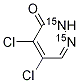 4,5-Dichloro-6-pyridazone-15n2Structure,1189481-89-7Structure 4,5-Dichloro-6-pyridazone-15n2 Structure,1189481-89-7Structure
