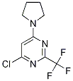 4-Chloro-6-pyrrolidin-1-yl-2-trifluoromethylpyrimidineStructure,1189872-15-8Structure 4-Chloro-6-pyrrolidin-1-yl-2-trifluoromethylpyrimidine Structure,1189872-15-8Structure
