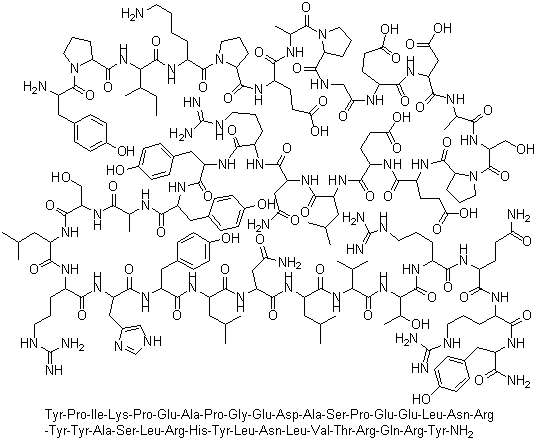 Peptide yy(human) Structure,118997-30-1Structure