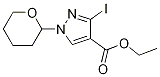 Ethyl 3-iodo-1-(oxan-2-yl)-1h-pyrazole-4-carboxylateStructure,1190060-37-7Structure Ethyl 3-iodo-1-(oxan-2-yl)-1h-pyrazole-4-carboxylate Structure,1190060-37-7Structure