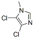 4,5-Dichloro-1-methylimidazoleStructure,1192-53-6Structure 4,5-Dichloro-1-methylimidazole Structure,1192-53-6Structure