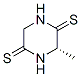 2,5-Piperazinedithione, 3-methyl-, (s)-(9ci)Structure,119260-31-0Structure 2,5-Piperazinedithione, 3-methyl-, (s)-(9ci) Structure,119260-31-0Structure