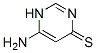 4(1H)-pyrimidinethione, 6-amino-(9ci)Structure,1193-23-3Structure 4(1H)-pyrimidinethione, 6-amino-(9ci) Structure,1193-23-3Structure
