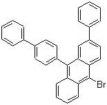 9-[1,1-聯(lián)苯]-4-基-10-溴-2-苯基蒽結(jié)構(gòu)式_1195975-03-1結(jié)構(gòu)式